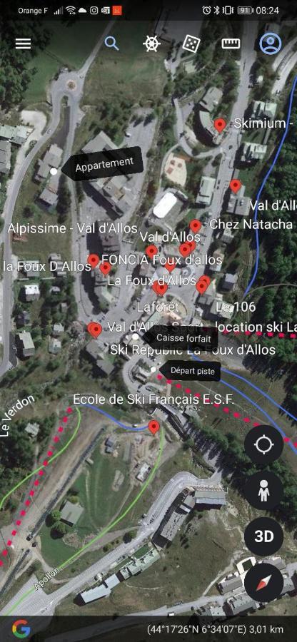 La Foux D'Allos - Studio 4 Couchages, Tres Proche Centre Station מראה חיצוני תמונה